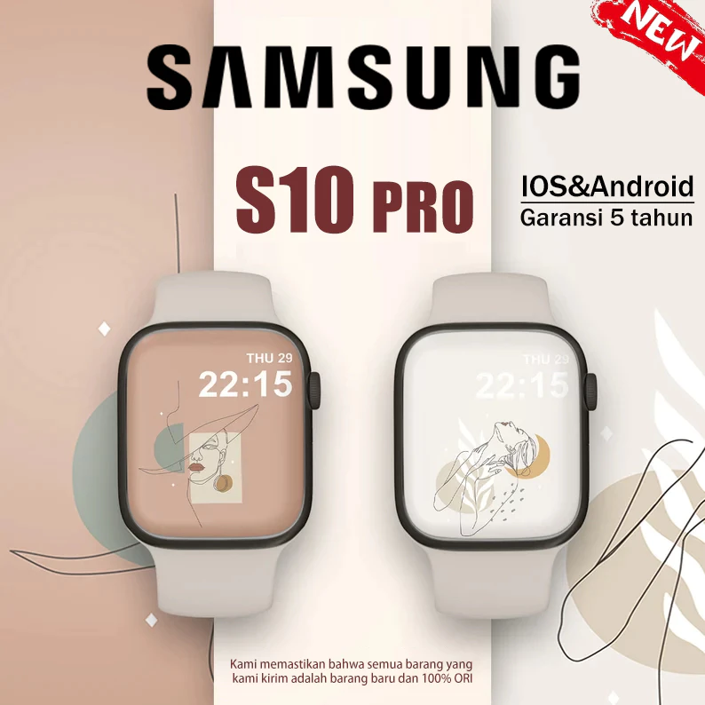[COD] SmartWatch S10 PRO MAX Original with 2.1"HD AMOLED Display GPS NFC Waterproof Bluetooth Call Smartwatch wanita pria smartwatch samsung Jam tangan smart
