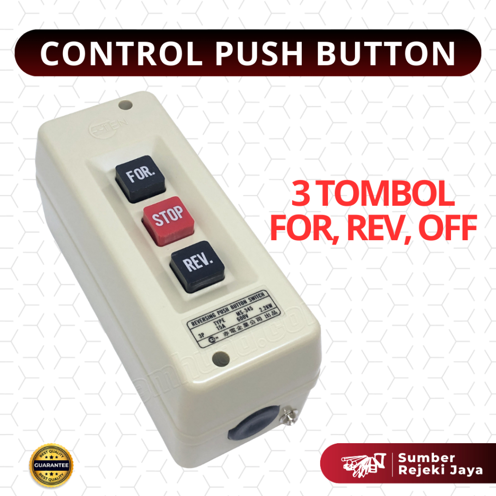 Control Push Button FORWARD - REVERSE - OFF BT3