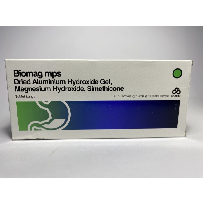 Jual BIOMAG MPS Box isi 100 dan Strip isi 10 Tablet Kunyah Biomah Obat ...