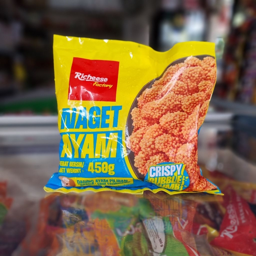 Jual Richeese Factory Chicken Nugget Crispy Bubble 450g Tempura 400g ...