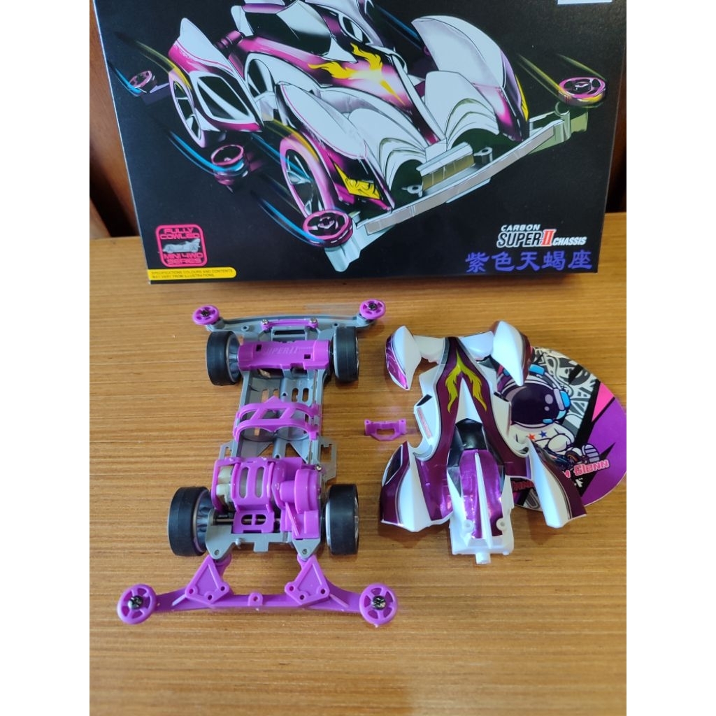 Jual Tamiya Daxing STB Shining Scorpion Purple sudah dirakit siap