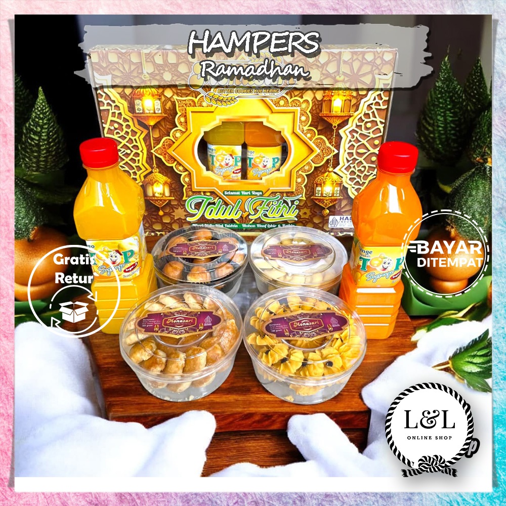Hampers Ramadhan Isi Kue Kering Paket Lebaran Idul Fitri Eksklusif Parcel Idul Fitri Elegan Hampers Lebaran Lengkap