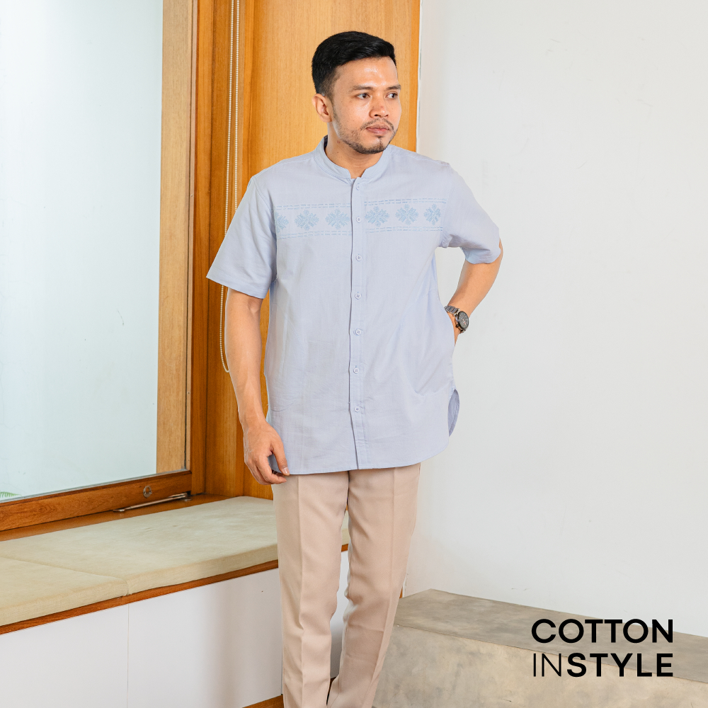 Cotton Instyle - Kalandra Kamila Sarimbit Lebaran Family Set Dress Tunik Wanita - foto 3