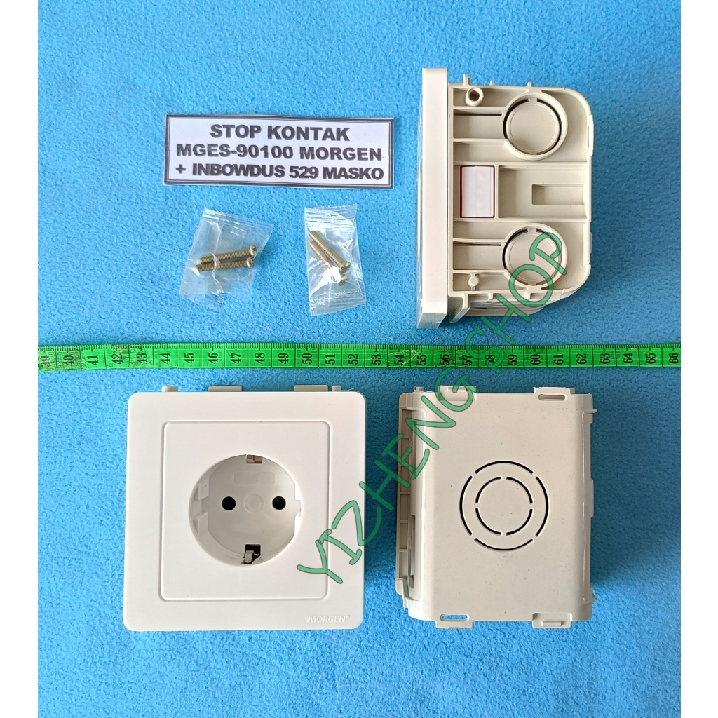 Jual SAKLAR,STOP KONTAK MGES-9 SERIES + INBOW DUS 529 MASKO | Shopee ...
