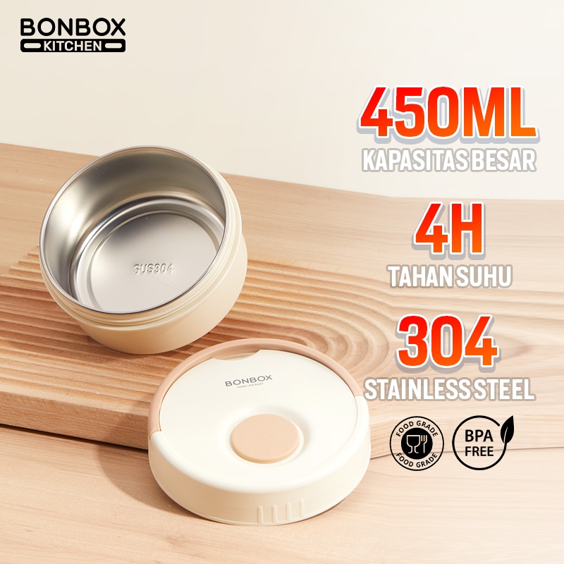 Jual [4 JAM HANGAT] BONBOX Special Edition Lunch Box Stainless Steel ...