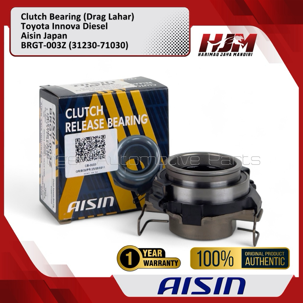 Jual Clutch Release Bearing Aisin Innova Diesel Hilux Original BRGT ...