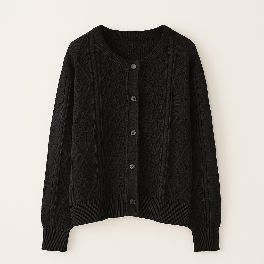 Jual SOFT WEAVE TEXTURED CARDIGAN RAJUT PREMIUM WANITA KOREAN STYLE ...
