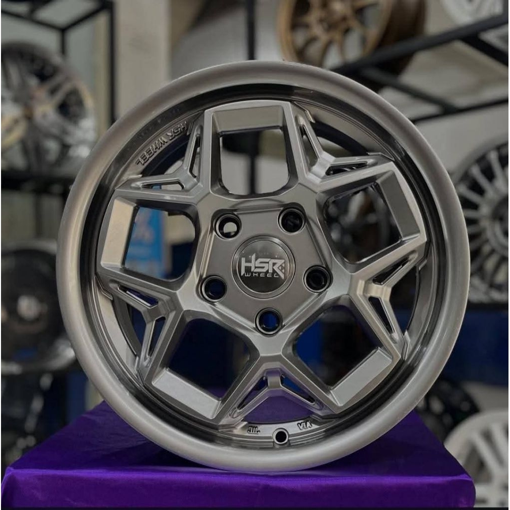 Jual PELG RALLY LOOK HSR WASILE R15 LEBAR 6,5 PCD 5X114 ET 42 HYPER ...