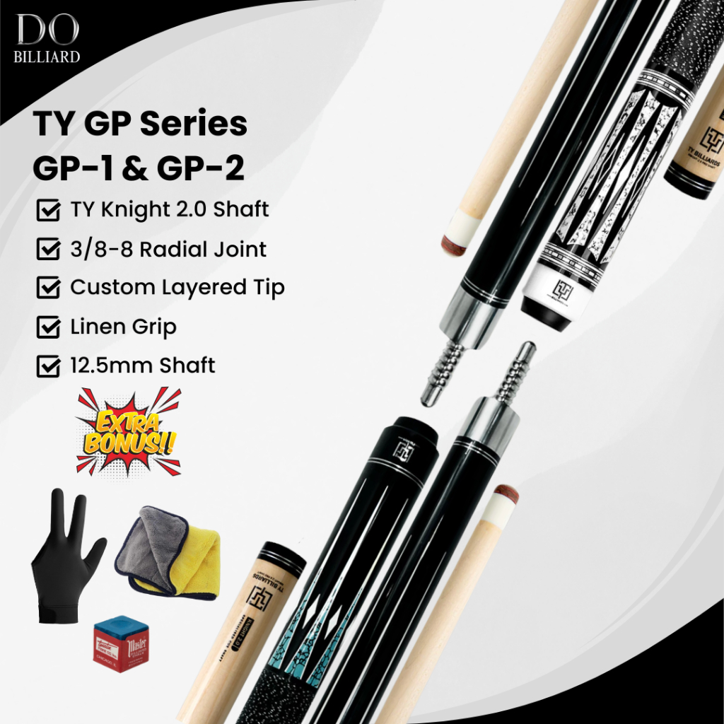 Jual Stick Billiard TY GP-1 GP-2 Low Deflection Shaft Cue Stick ...