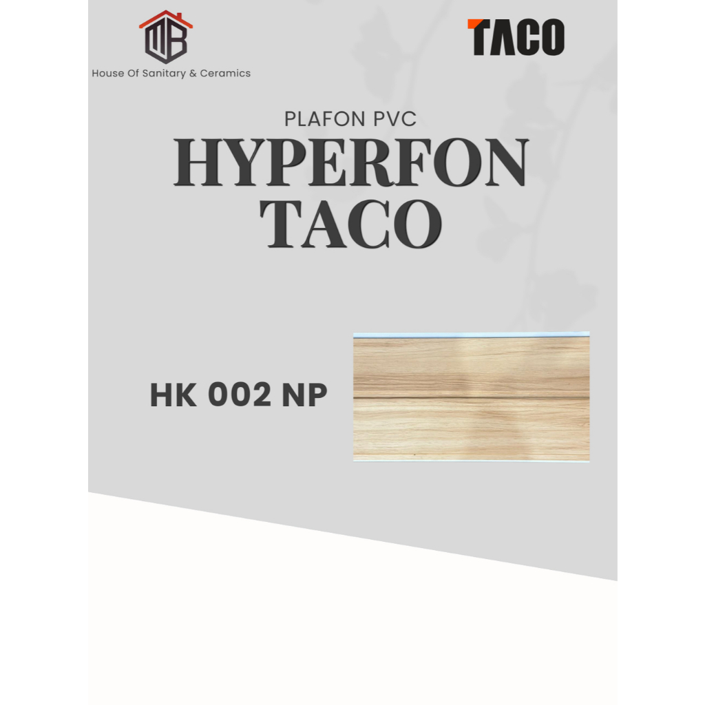 Jual Hyperfon Plafon PVC Serat Kayu Doff HK 002 NP Retro Oat Nat ...