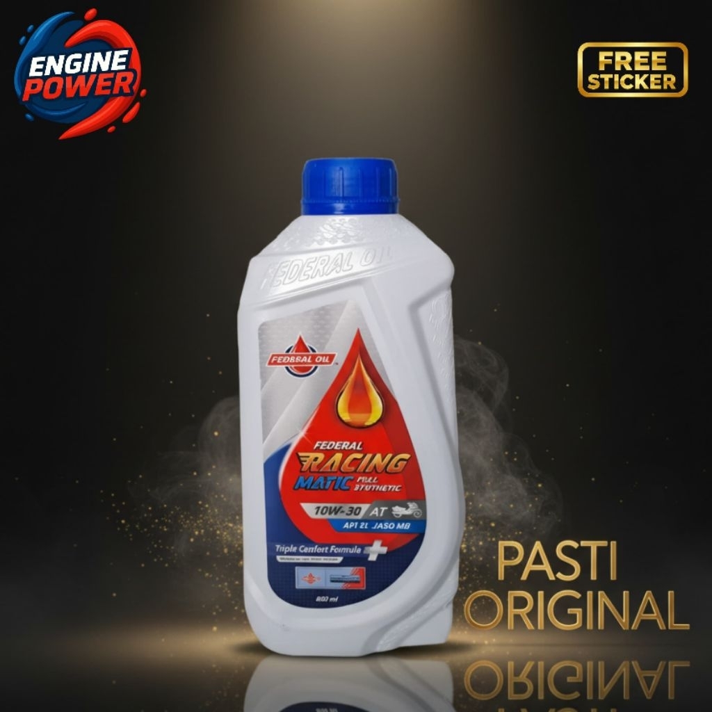 Jual [OLI RACING] Oli Federal Racing Matic 08L/1L 10W40 Full Synthetic ...