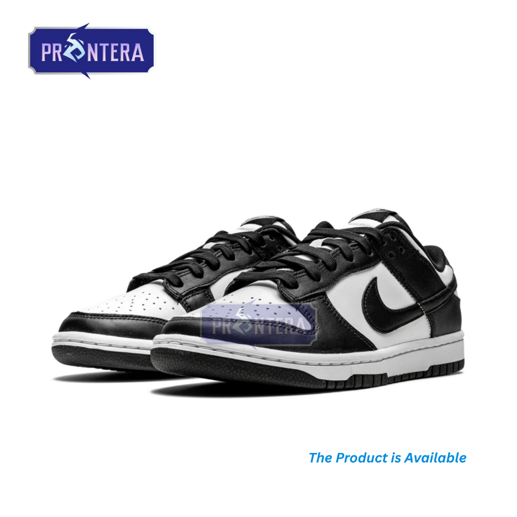 Jual Prontera. - Dunk Retro Low PandaBlack White Sneakers Authentic ...