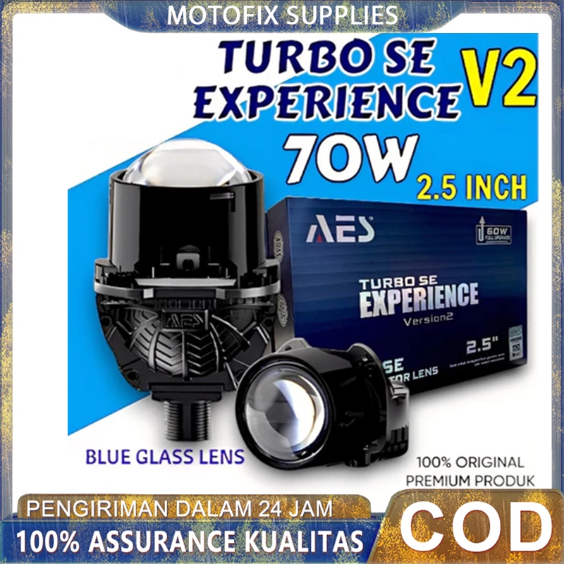 Jual LED Projector Lens Biled Bi-led AES Turbo SE 2.5 Inch Non Laser ...
