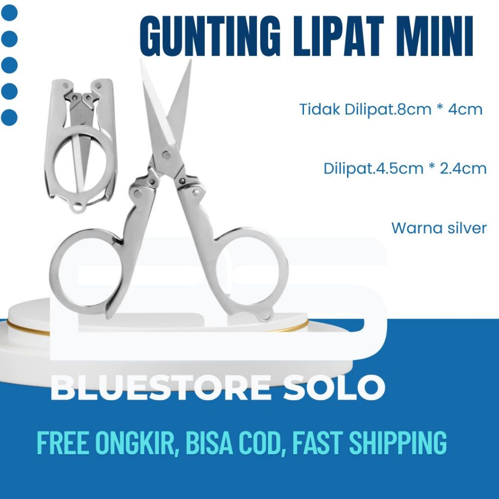 Jual Gunting Lipat Mini Gunting Kumis Gunting Jenggot Gunting Stainless ...