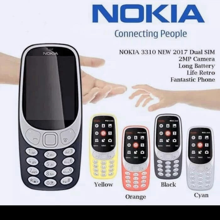 HP Dual Sim 3310 Berkualitas bagus / Handphone Jadul 3310 Dual Sim Grosir Termurah Kualitas Terbaik / HP TELPON / HP TELEPON DUAL SIM / HP JADUL DUAL SIM CARD