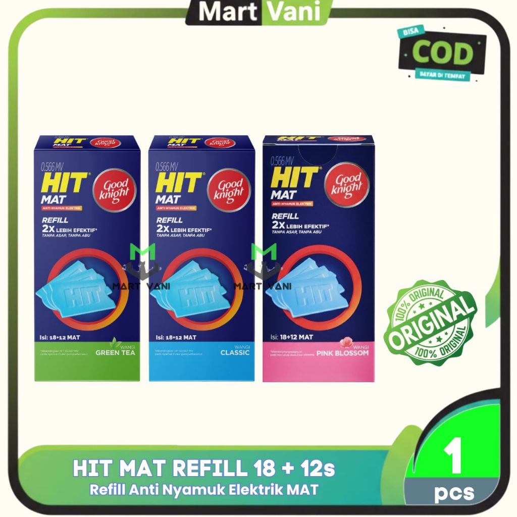 Jual PROMO!!!! HIT MAT ELEKTRIK REFILLl 18+12 - REFILL HIT MAT ELEKTRIK ...