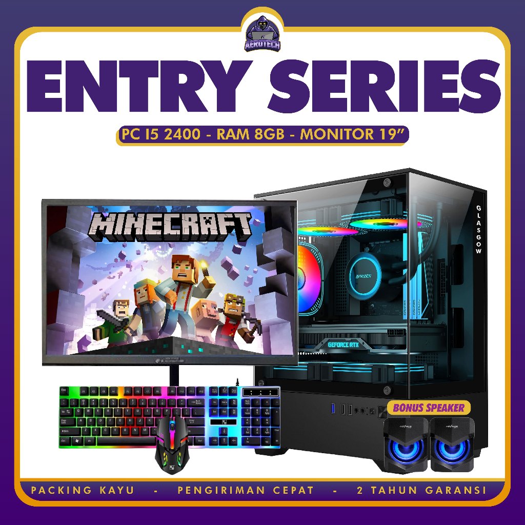 Jual AEROTECH ENTRY PC RAKITAN OFFICE DAN ADMIN CORE i5 | RAM 8 GB ...