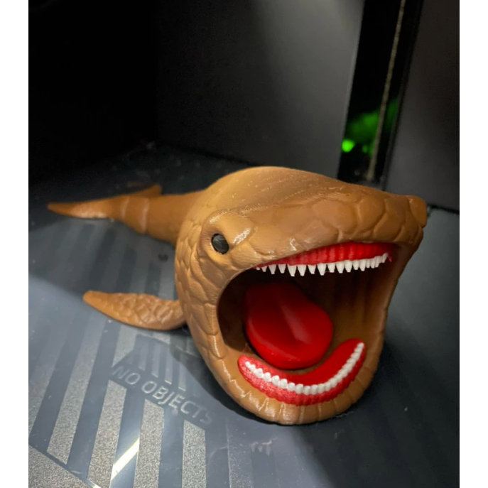 Jual Mainan Sea Monster El Gran Maja Bloop Sea Eater Artikulasi 3D ...
