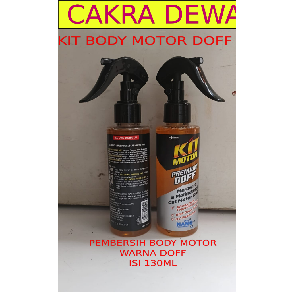 Jual Kit Motor Premium Doff Pump kemasan 130 ml pelindung cat motor ...