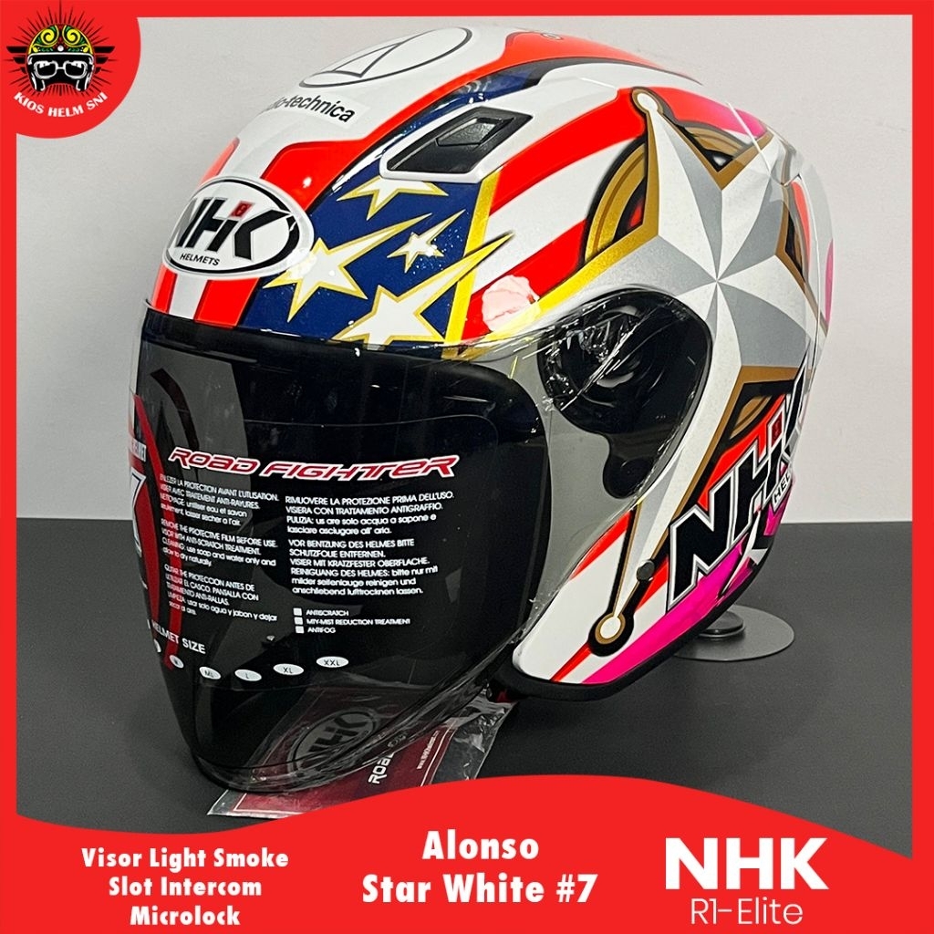 Jual Helm NHK R1 Elite Alonso GP Edition | Shopee Indonesia