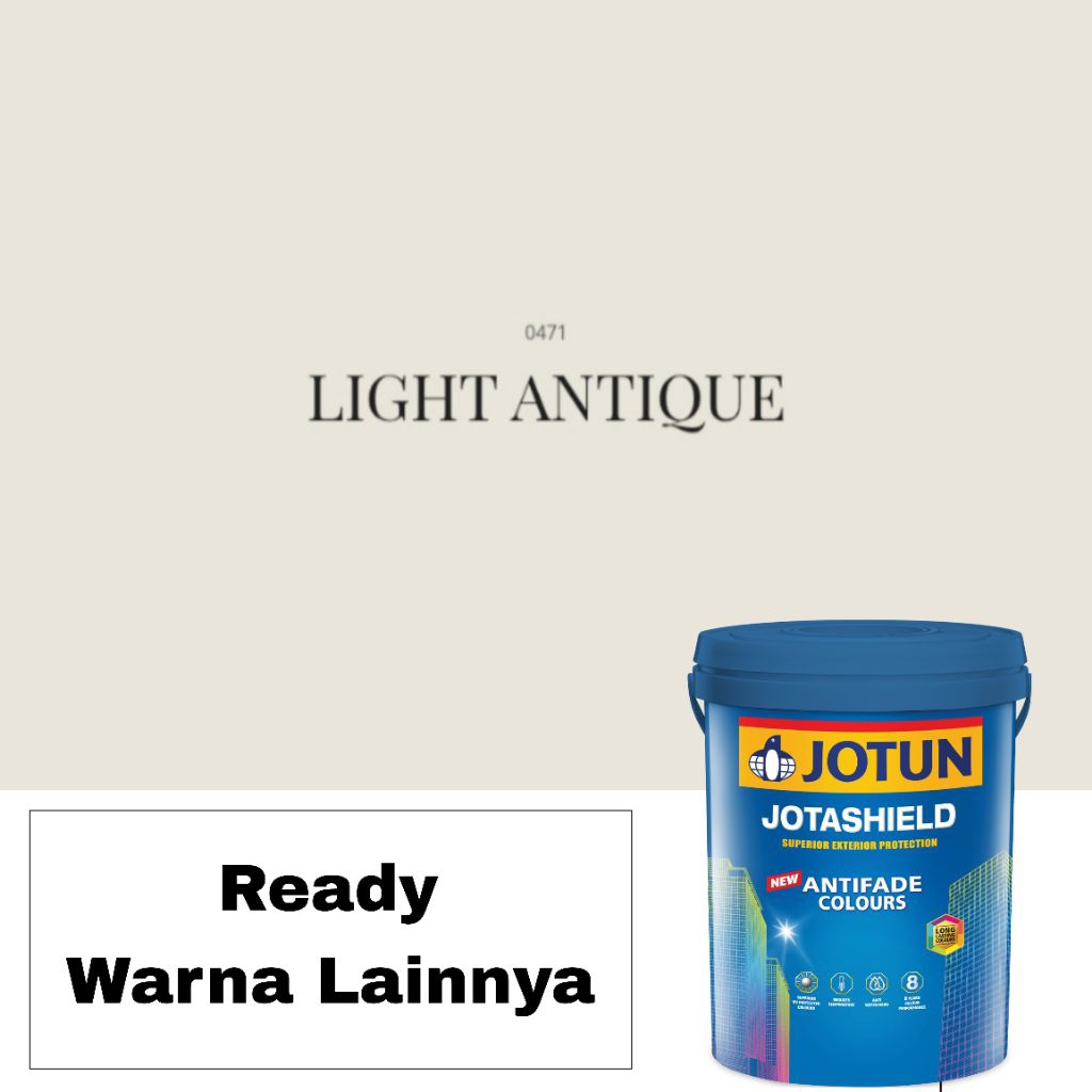Jual JOTUN JOTASHIELD ANTIFADE 2,5 Liter Warna 0471 Light Antique - CAT ...