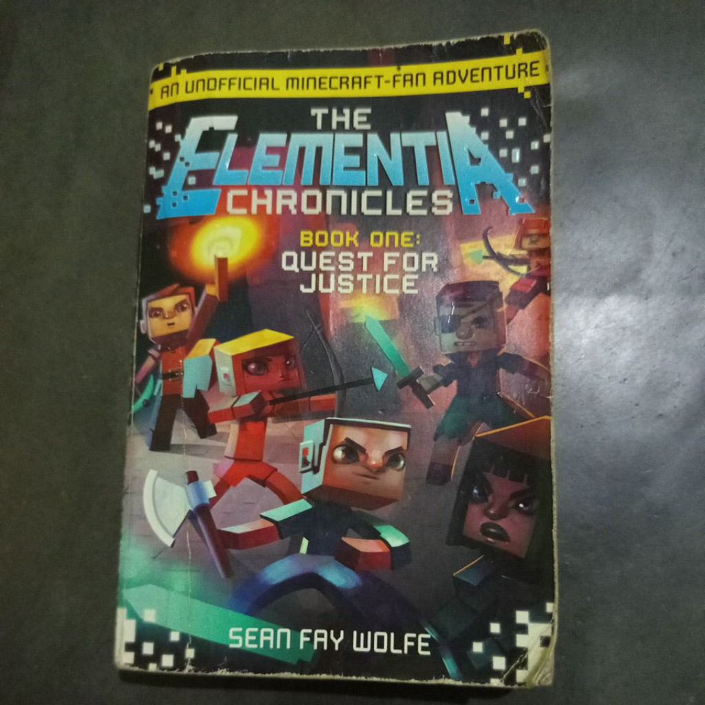 Jual Buku Import Novel Minecraft The Elementia Chronicles Book One ...