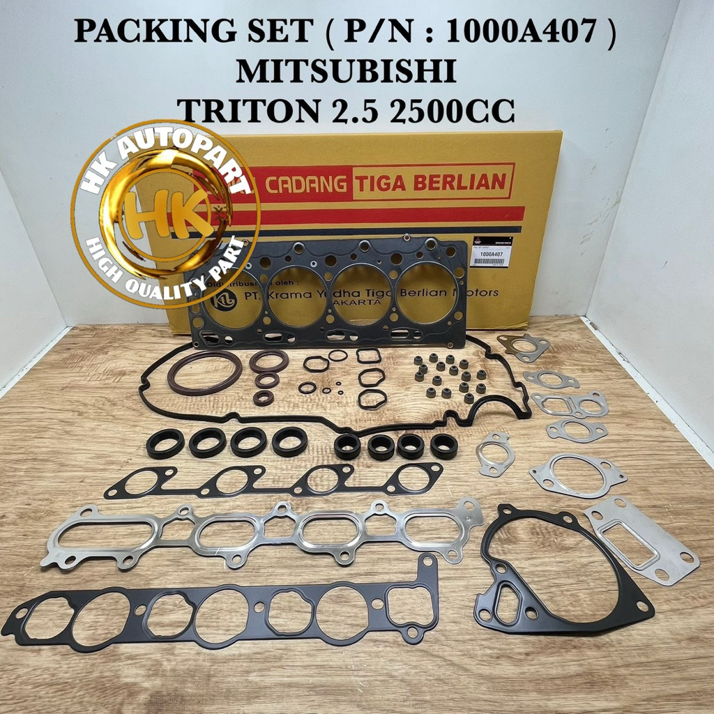 Jual PAKING PAK SET MITSUBISHI TRITON 2.5CC 2500CC ( 1000A407 ) 2500 2. ...