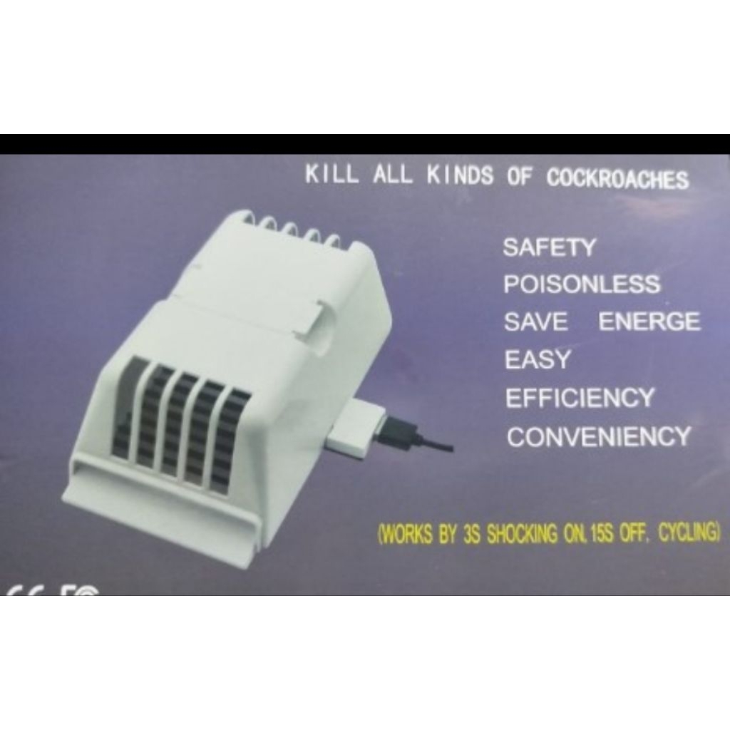 Jual electronic cockroach trap / cockroach zapper / alat pembasmi ...