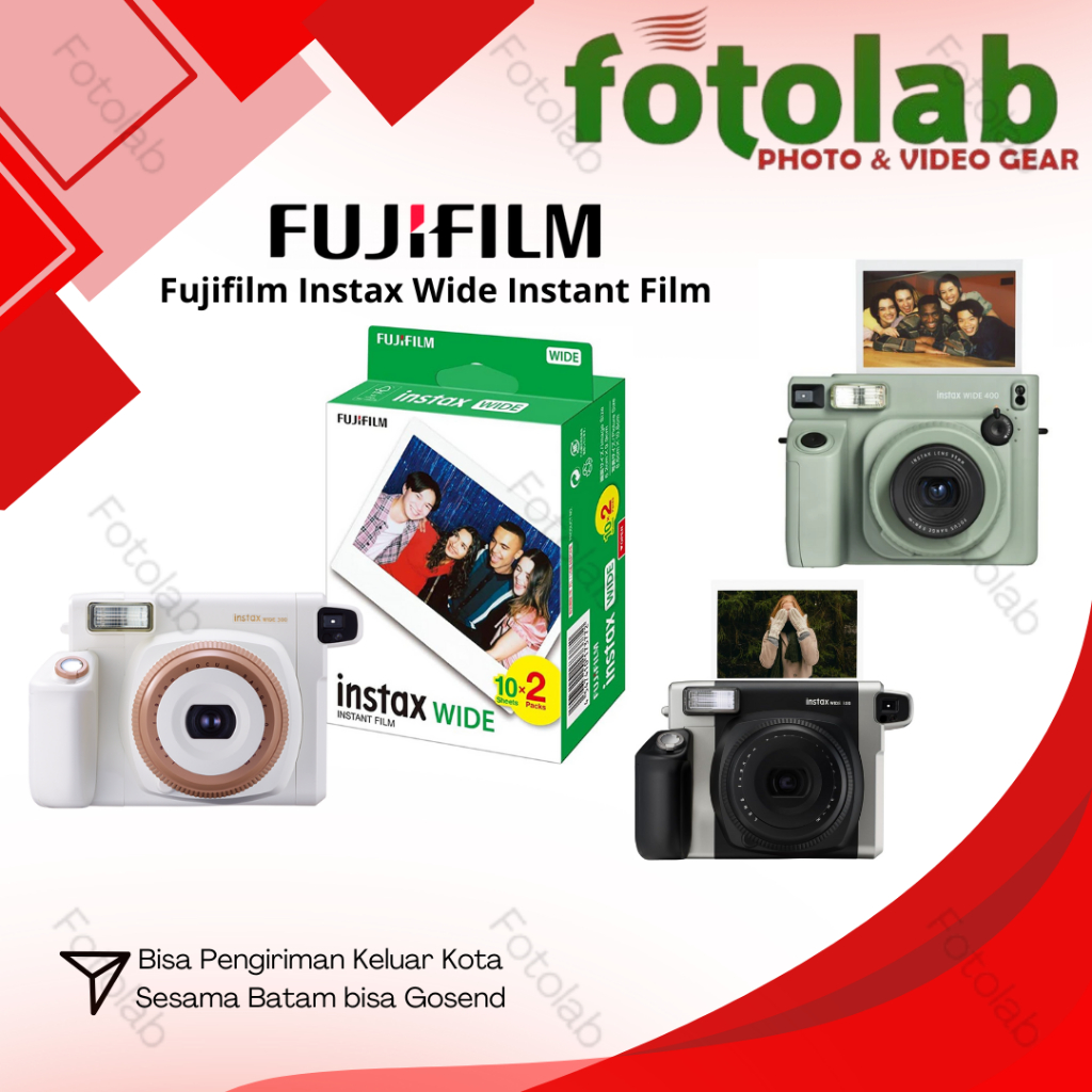Fujifilm Instax Wide Film 5x10 - Coolblue - Voor 23.59u, morgen in huis