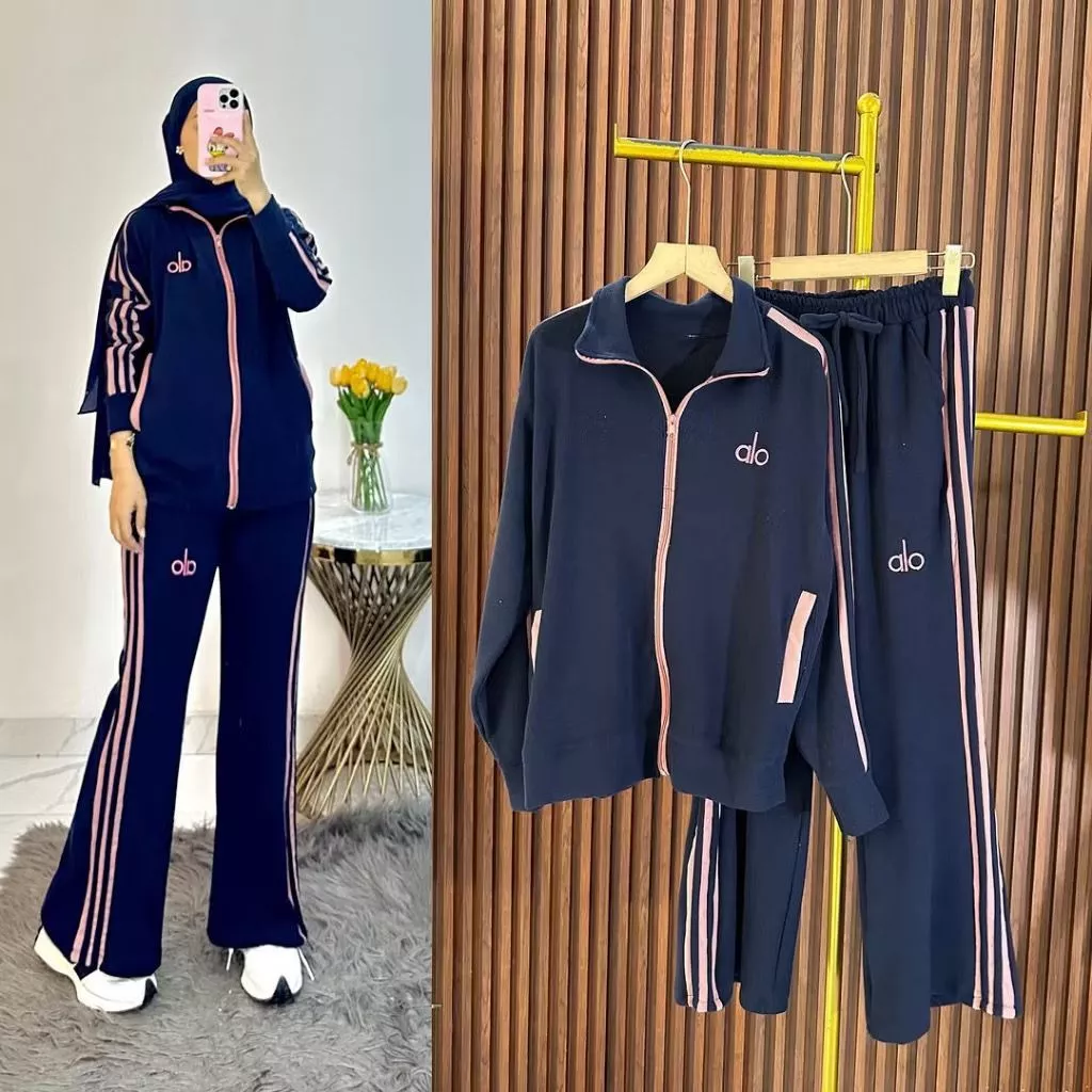 Foto 4 ONE SET SPORT KNIT / OLA SET / SETELAN OLAHRAGA JUMBO | 020