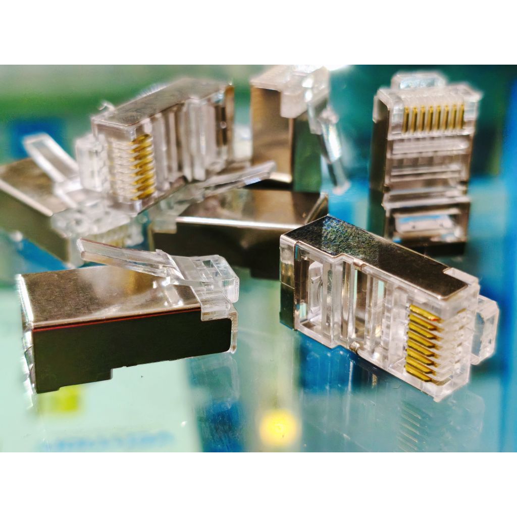 Jual RJ45 CAT6 Metal Besi Konektor | Shopee Indonesia