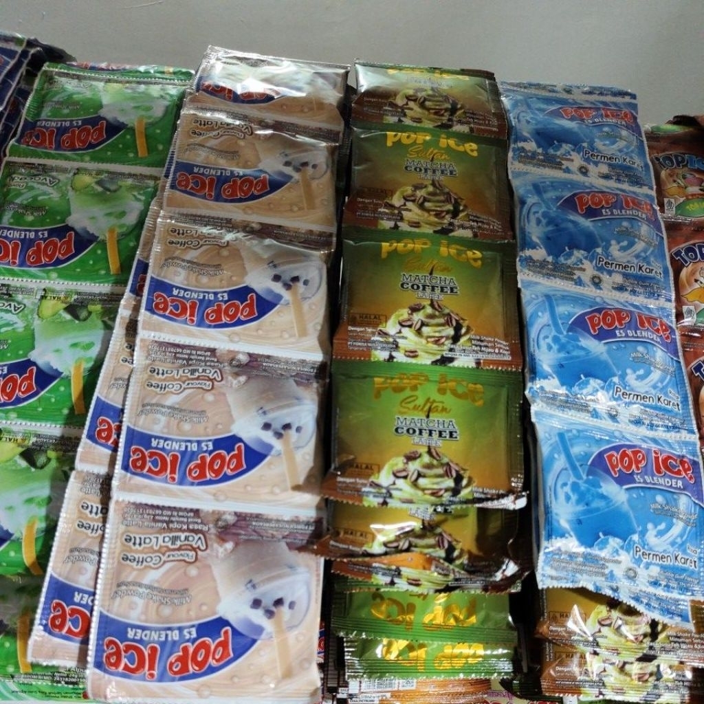 Jual POP ICE BANYAK ANEKA RASA ISI 10PCS | Shopee Indonesia