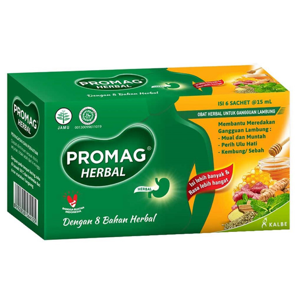 Jual Promag Herbal 15ml Isi 6 Sachet | Shopee Indonesia
