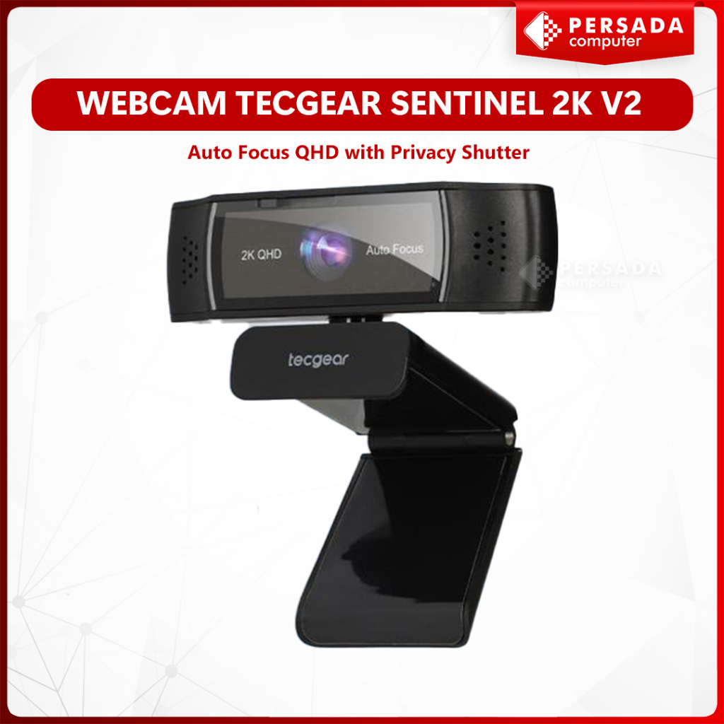 Jual Webcam Tecgear Sentinel 2K V2 Auto Focus QHD with Privacy Shutter ...