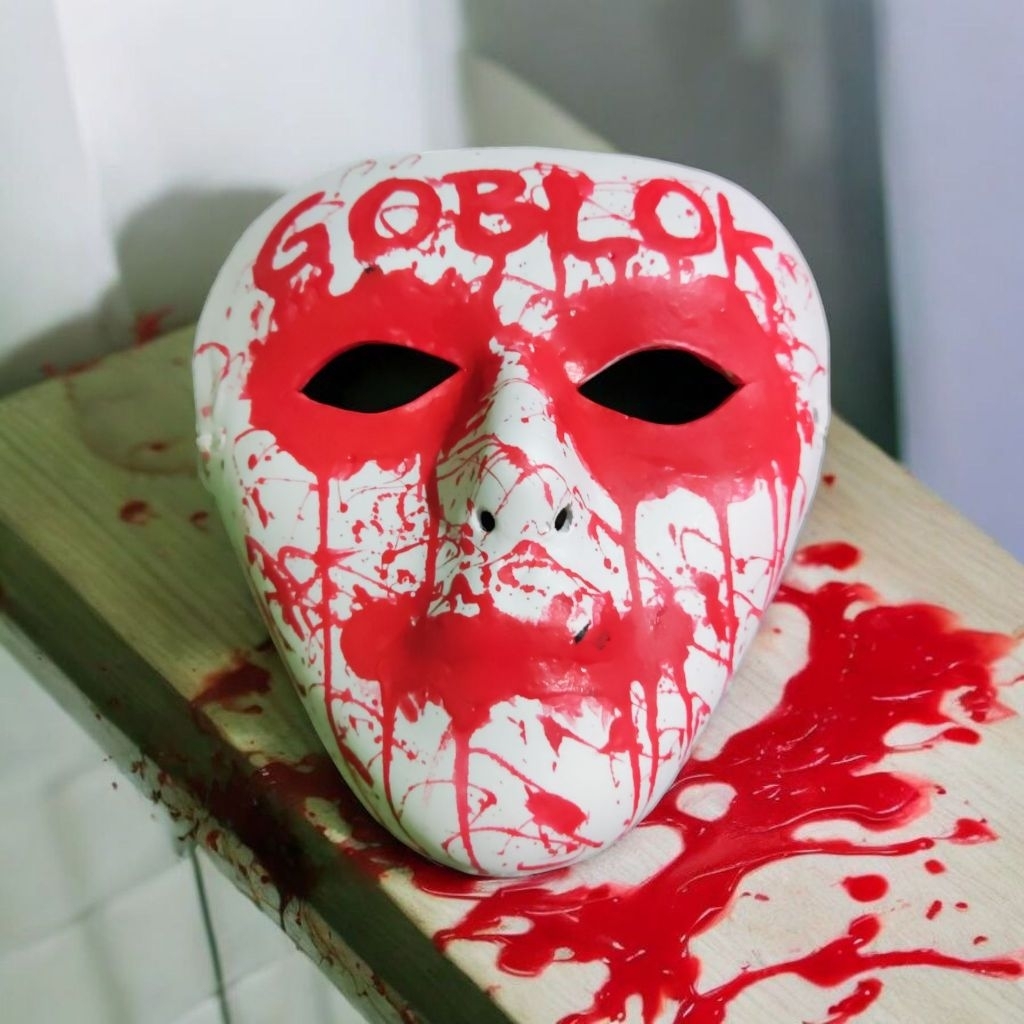 Jual Topeng Halloween, Scary mask, topeng seram, bloody mask | Shopee ...