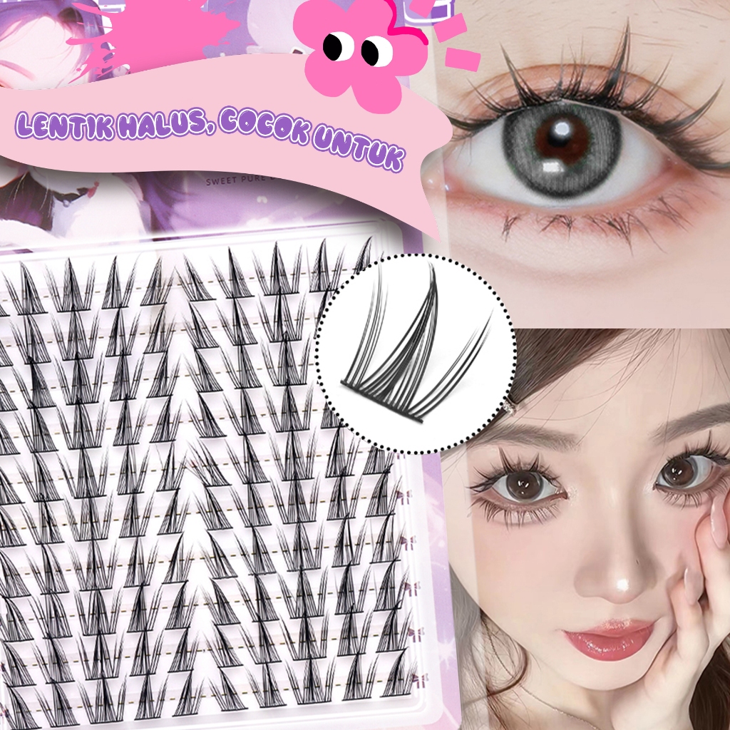 Jual EYEVA Bulumata Waterproof Bulu Mata Palsu 10 Strip+ Natural ...