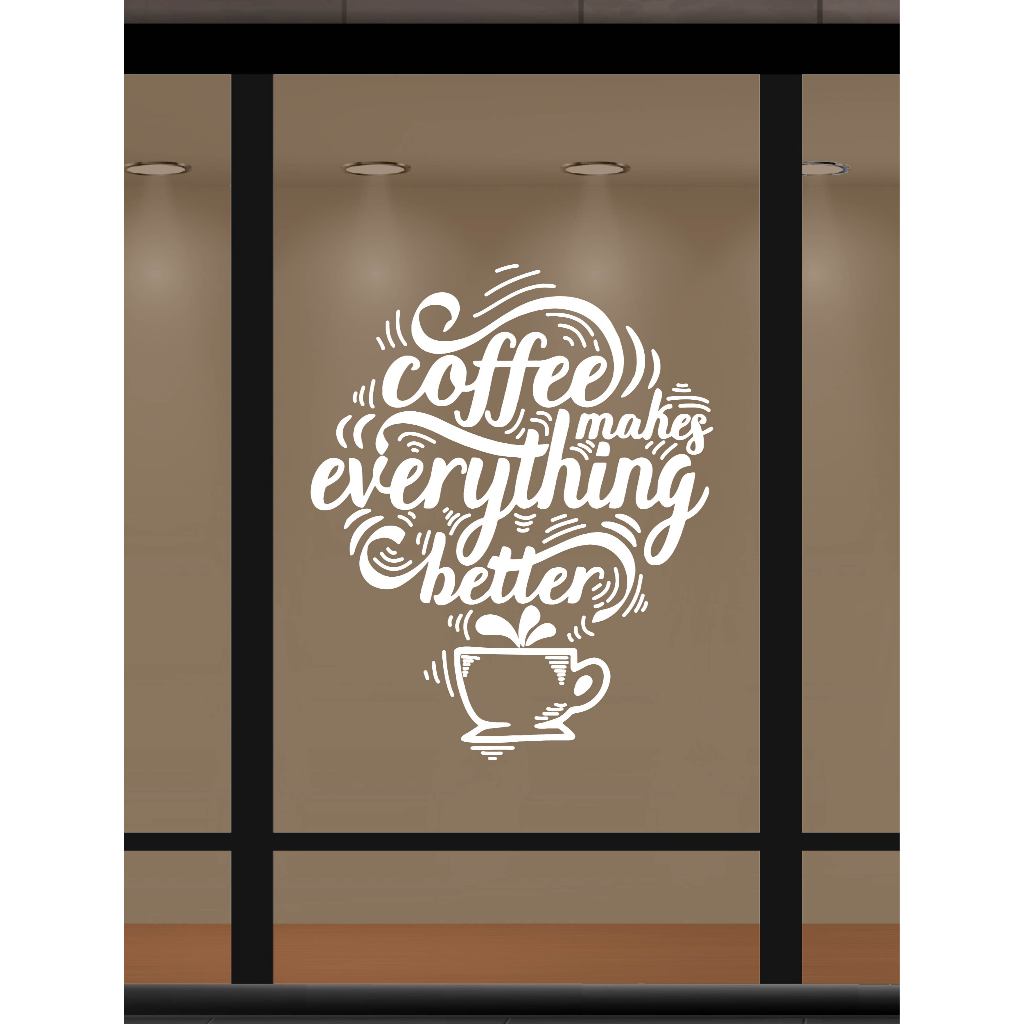 Jual Stiker Kaca dan Dinding Cafe Kopi Coffee Shop Cutting Sticker Kopi ...
