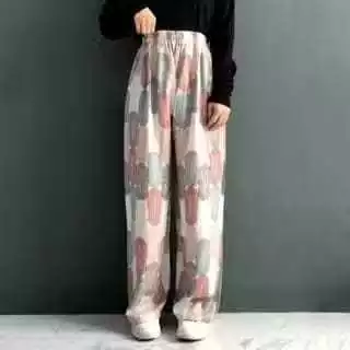 Celana Hommy Wanita Premium Celana Wanita Motif Anti Nerawang Celana Kulot Highwaist Kulot