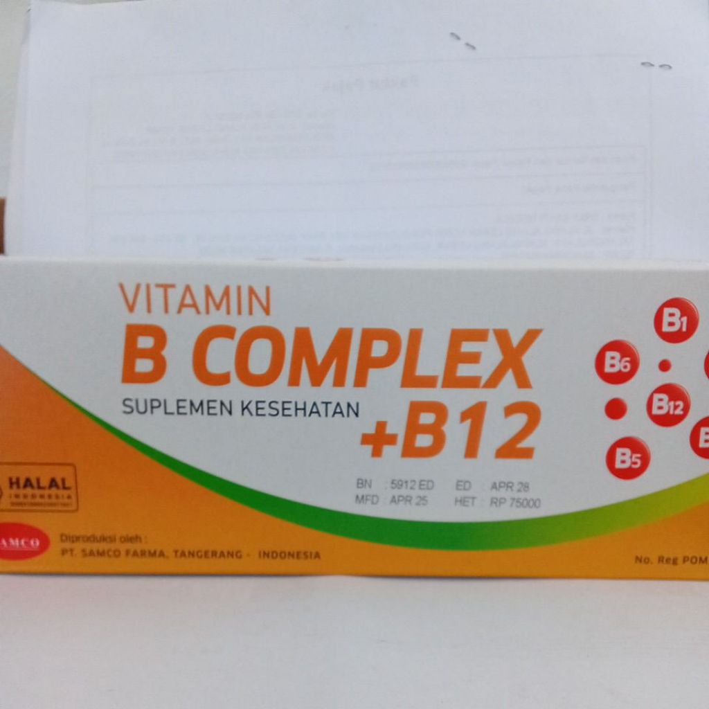 Jual vitamin b complex+ b12 samco 1strip 10 tablet | Shopee Indonesia