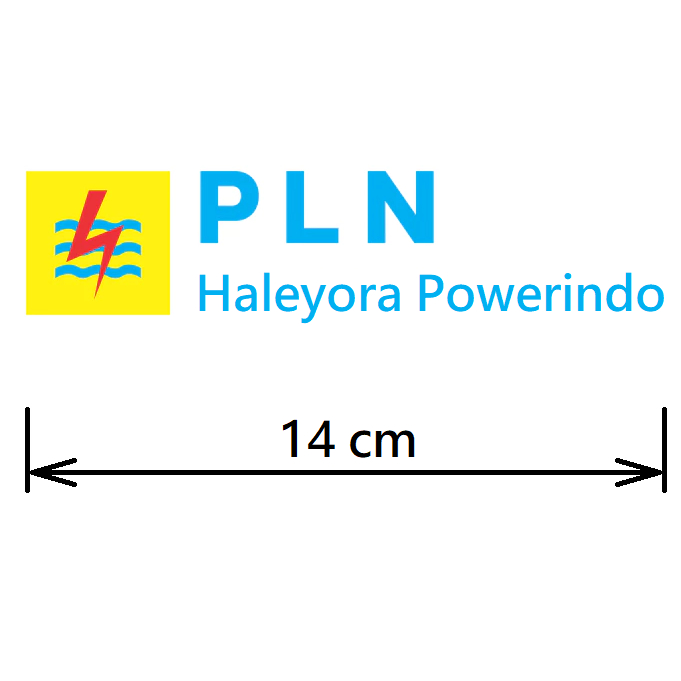 Jual Cutting Sticker PLN Haleyora Powerindo | Shopee Indonesia