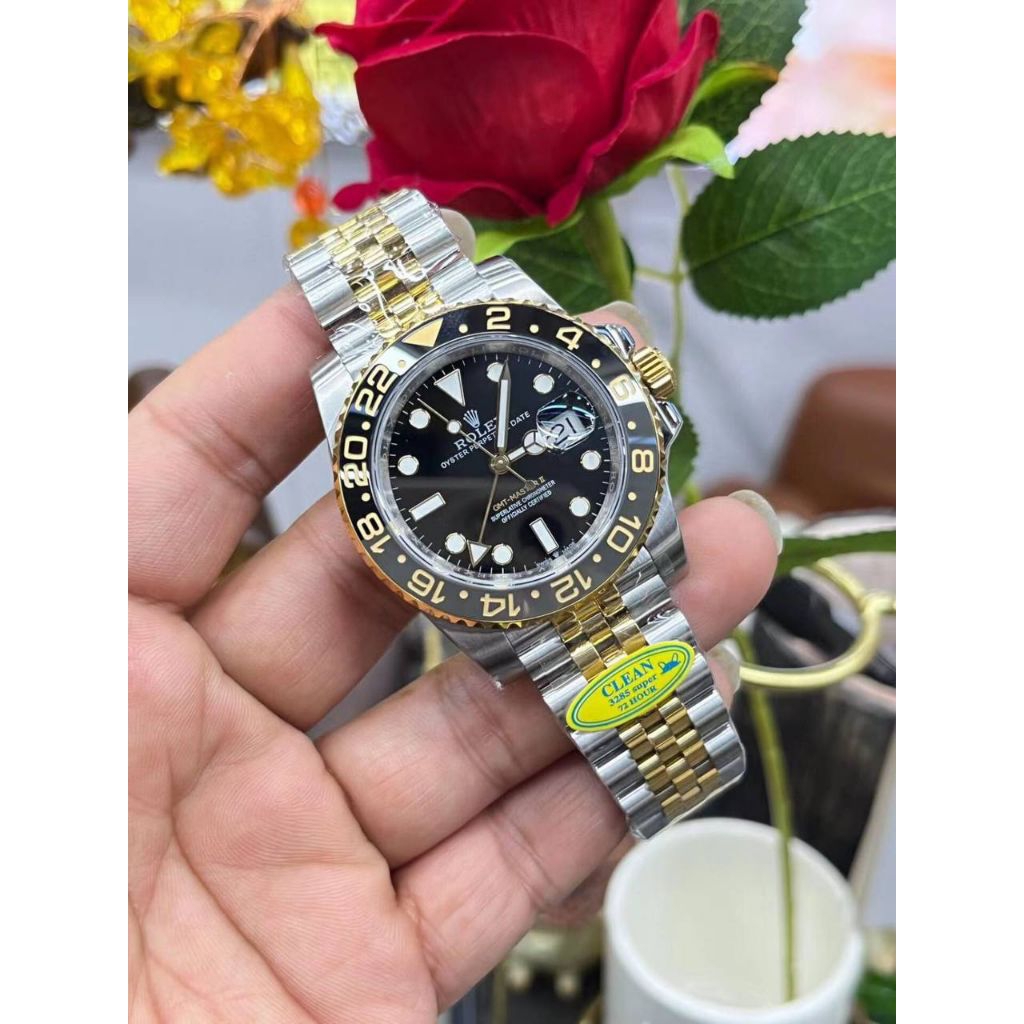 Jual jam tangan keren gold black 40mm | Shopee Indonesia