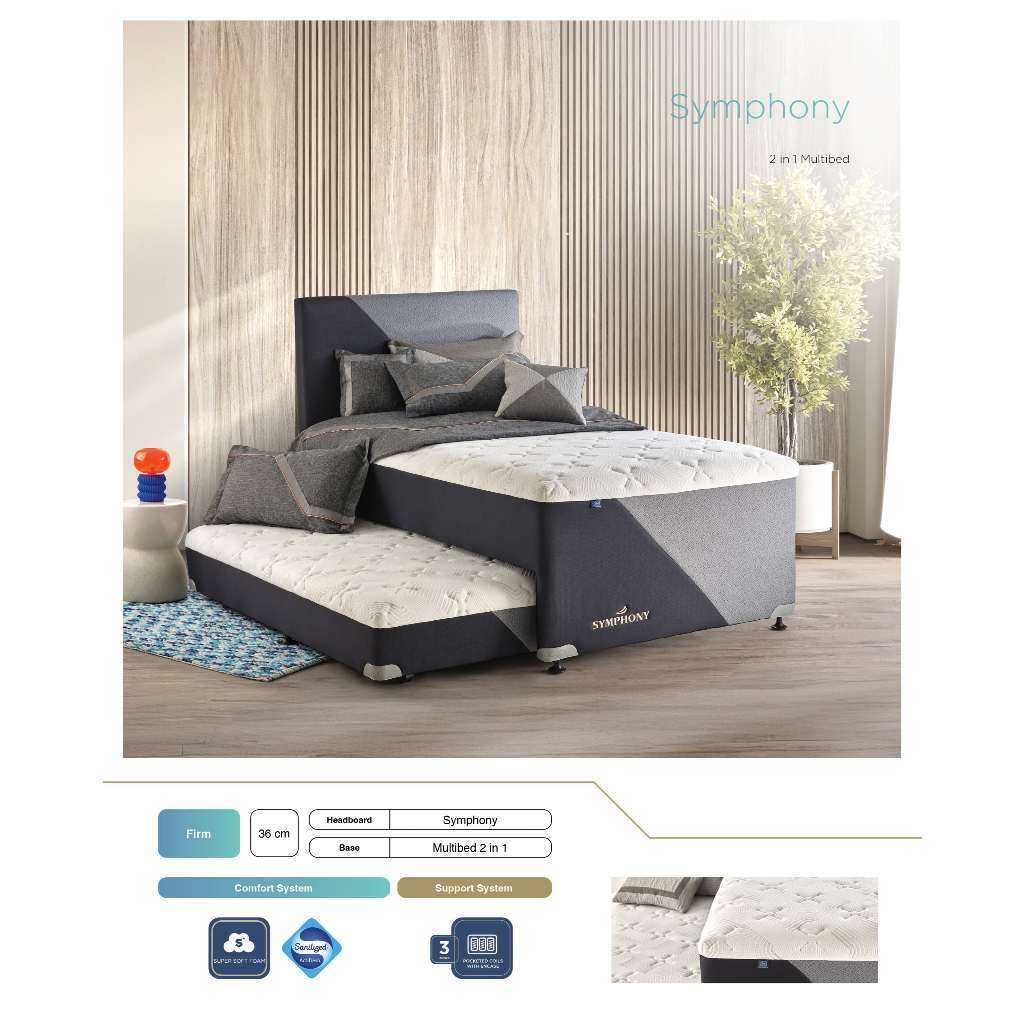 Jual Springbed Elite 2 in1 Symphony Latex / Kasur Sorong Elite 2in1 ...