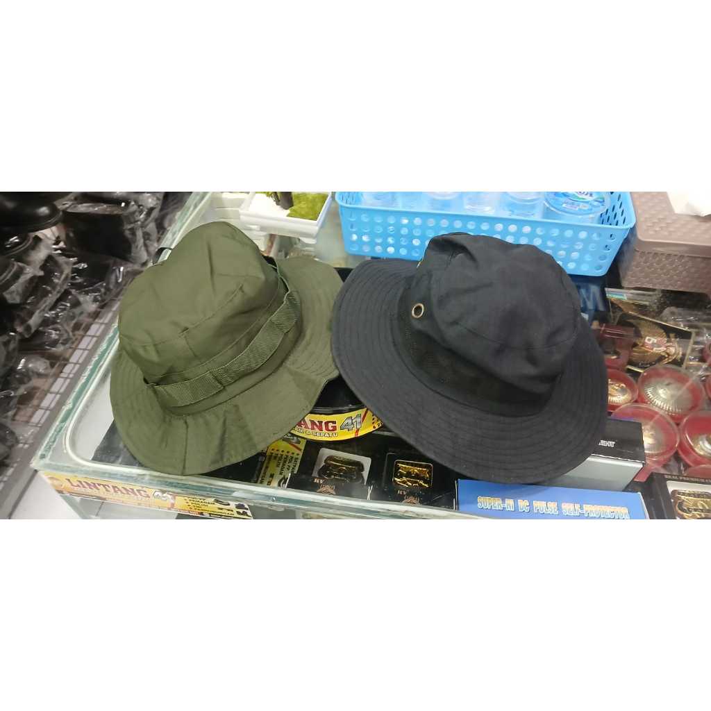 Jual Topi Rimba Army | Topi Jungle Hat Tactical | Topi Gunung Outdoor ...