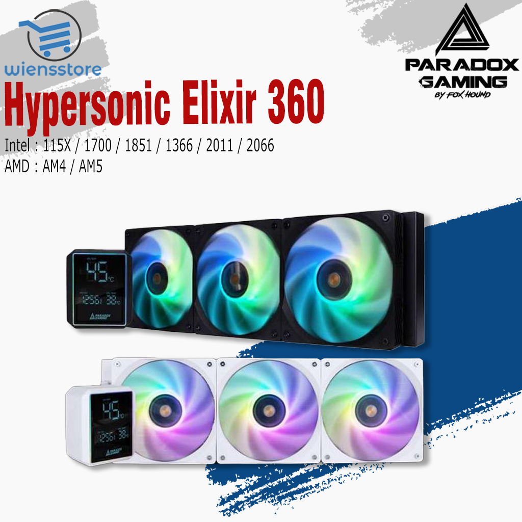Jual Paradox Gaming Hypersonic Cpu Cooler Elixir 360 /CPU Water cooler ...