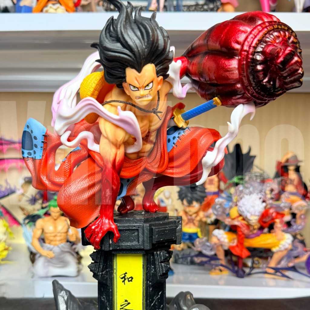 Jual ONE PIECE MONKEY D LUFFY GEAR 4 BOUNCEMAN STAND IN STONE 35CM ...