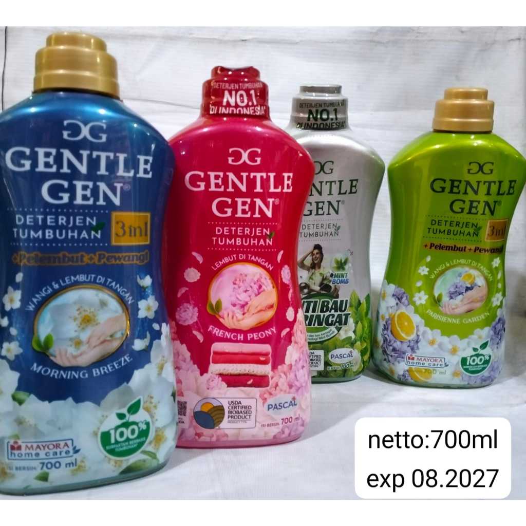 Jual Gentle Gen Deterjen Cair Anti Keringat 700 ml | Shopee Indonesia