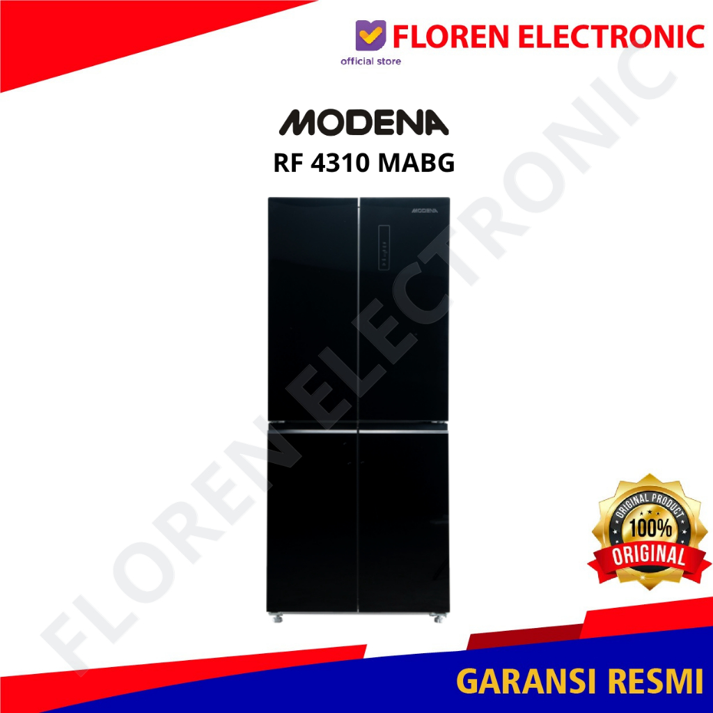 Jual Modena RF 4310 MABG / RF4310MABG Kulkas Kaca Multi Door Kapasitas ...