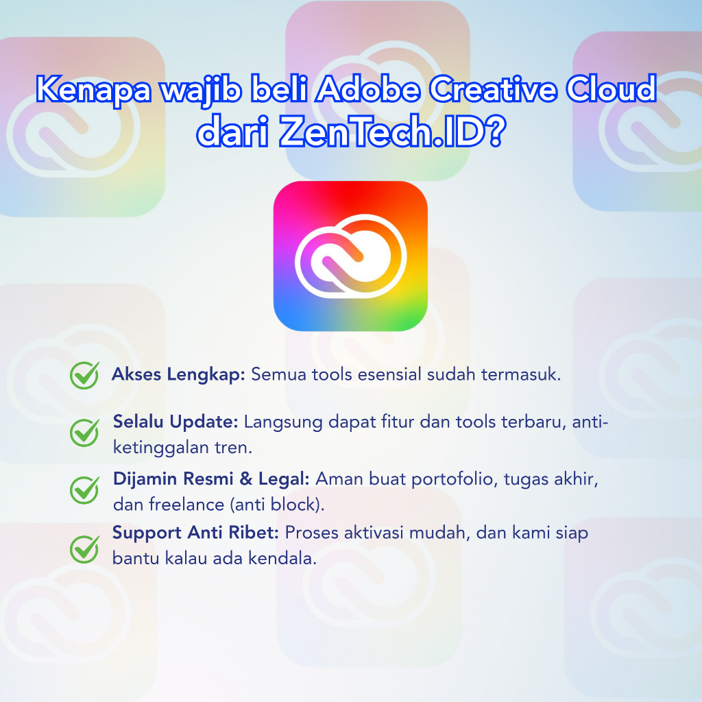 Jual Adobe Creative Cloud Original | Personal Account | All Apps ...
