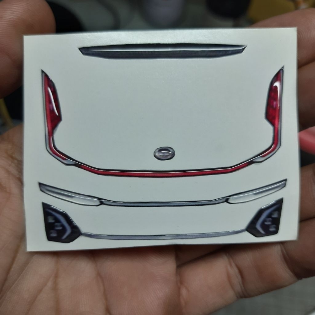 Jual STICKER HEADLAMP SUPER DETAIL JB3 JB5 R25 untuk miniatur bus rkc ...