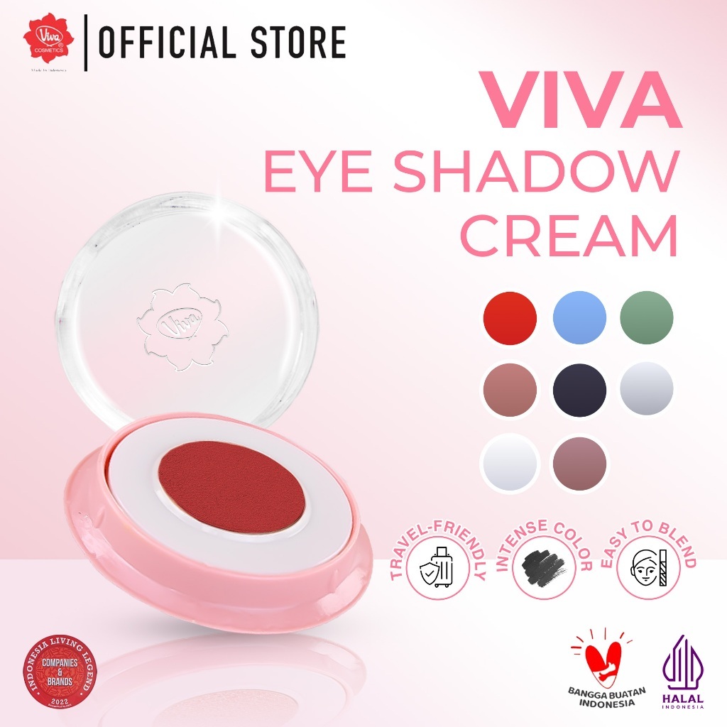 Jual Viva Eye Shadow Cream - 1.5 gr (tersedia 8 varian warna) | Shopee ...